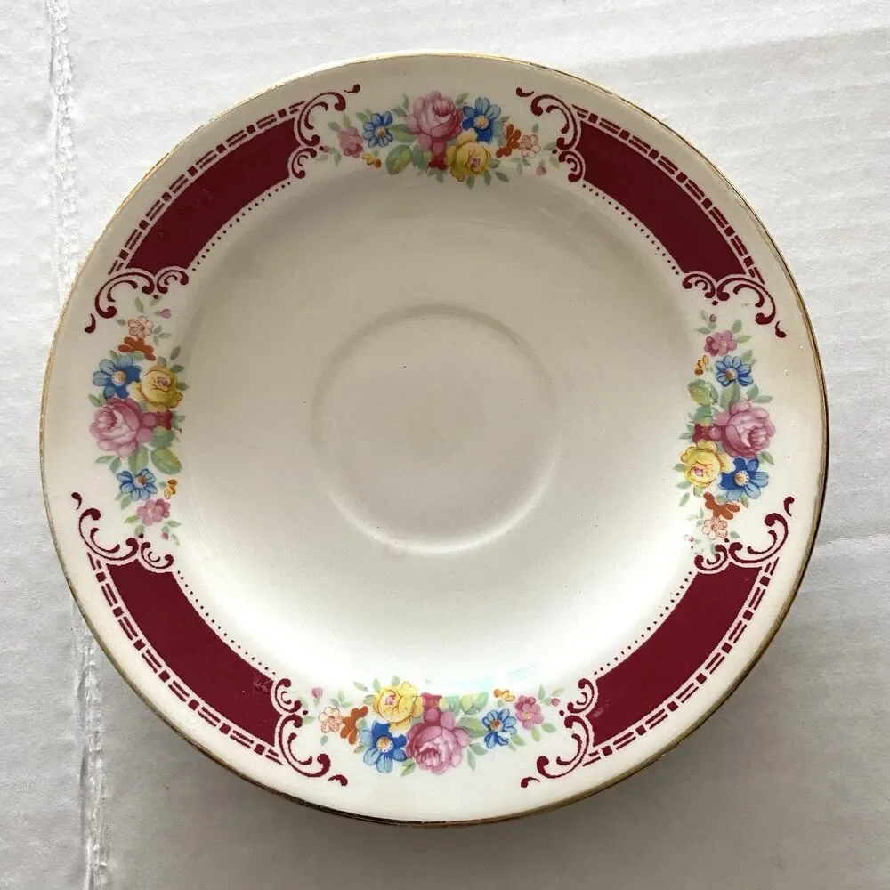 Vintage Homer Laughlin Majestic Brittany Lady Alice 6